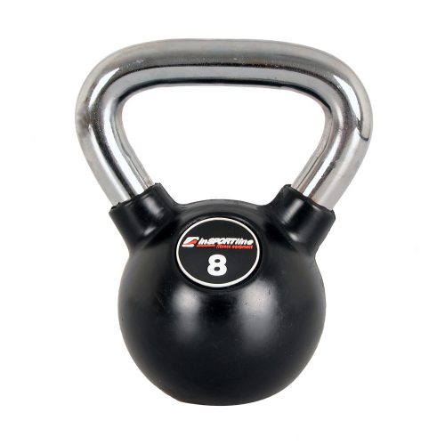 Kettlebell gumis, krómozott fogantyúval 8 kg